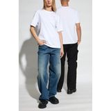 Diesel, unisex, Tops, Wit, Maat: 3XL Katoen,