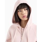 Armani Exchange - Sweatshirt - Melk Punch - Met Ritssluiting - Hoodie