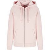 Armani Exchange - Sweatshirt - Melk Punch - Met Ritssluiting - Hoodie