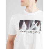 Armani Exchange Wit T-Shirt Met Logo