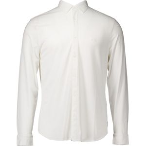 Armani Exchange - Overhemd - Off White - Jersey - Lange Mouw