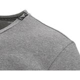 Emporio Armani - Heren - Grijs - Longsleeve T-shirt - Katoen