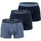 Emporio Armani - Boxershorts - Blauw - 3-Pack Boxers Variety Set