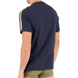 Effen Zwart Katoenen T-Shirt Met Ronde Hals