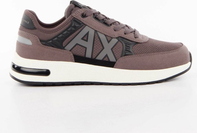Armani Exchange - XUX090XV276MZ332 - Sportschoenen - Donkergrijs - Plat - Veters - Casual