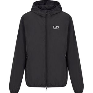 Emporio Armani - EA7 - Jas - Zwart - Polyester - Hooded Bomberjack