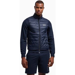 EA7 - Core Identity - Gilet - Marineblauw - 100% Polyamide - Opvouwbaar
