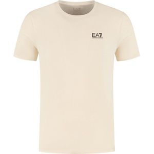 Ea7 Emporio Armani T-shirt - Korte Mouwen - Zwart - Katoen Stretch