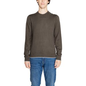 Armani Exchange - Gebreide Trui - Groen - 5% Kasjmier - 95% Katoen