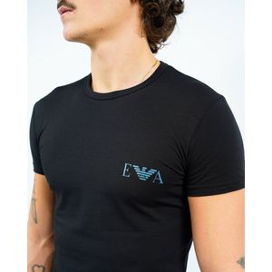 Emporio Armani Bold Monogram Crew T-shirt Heren (2-pack)