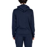 Emporio Armani - Sweatshirt - Blauw - Katoen/Polyester - Met Rits