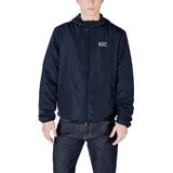 Emporio Armani EA7 - Zwart Hooded Bomberjack voor Heren - Polyester