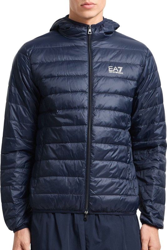 EA7 - Core Identity - Donsjack - Blauw - Polyamide - Opvouwbaar Model
