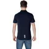 EA7 - Short Sleeve Polo Shirt - Blauw - Classic Fit - Korte Mouwen