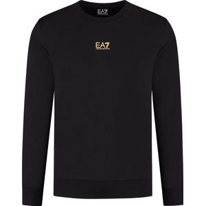 EA7 Emporio Armani - Sweatshirt - Goudgeel/Zwart - Lange Mouw
