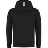 EA7 - Core Identity - Katoenen Hoodie - Zwart - Lange Mouwen