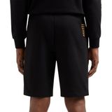 Ea7 - Korte Broeken - Zwart - 100% Katoen - Voor Mannen