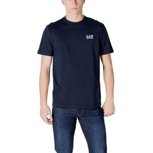EA7 - Basic T-shirt - Zwart - Katoen