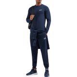Ea7 - T-shirt - Bluaw - Katoen/Lycra - Lange Mouwen