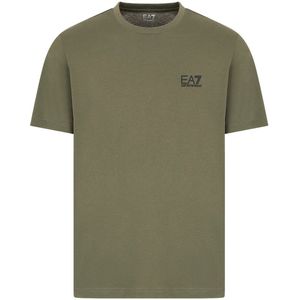 EA7 - Core Identity Shirt - Donkergroen - T-shirt