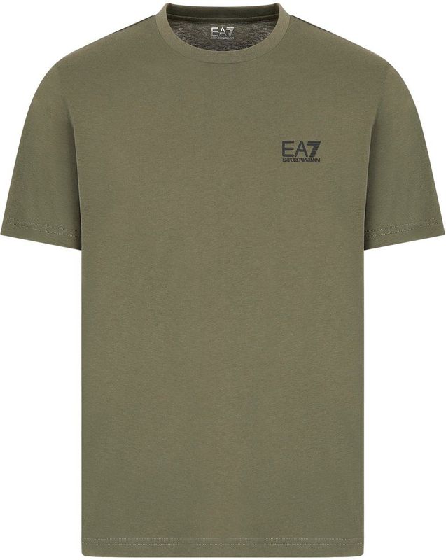 EA7 - Core Identity Shirt - Donkergroen - T-shirt