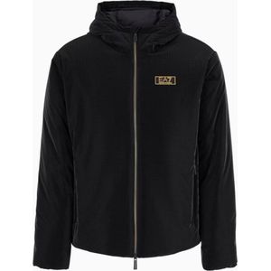 EA7 Emporio Armani - Gold Label - Tussenjas - Zwart - Met Capuchon