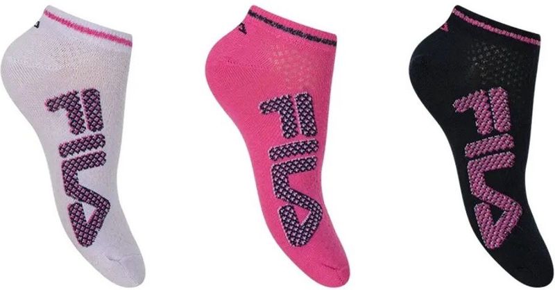 Fila - F6136 - Onzichtbare Sokken - 3-Pack - Voor Vrouwen