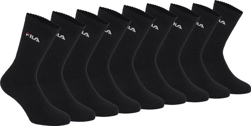 Enkelsokken - Zwart - 9 Paar - Voetfrotté