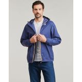 K-WAY - LE VRAI CLAUDE 4.0 - Korte Windjack - Blauw - 100% Gerecycled Nylon