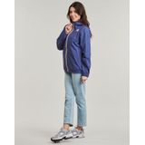 K-WAY - LE VRAI CLAUDE 4.0 - Korte Windjack - Blauw - 100% Gerecycled Nylon