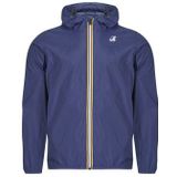 K-WAY - LE VRAI CLAUDE 4.0 - Korte Windjack - Blauw - 100% Gerecycled Nylon