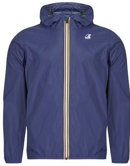 K-WAY - LE VRAI CLAUDE 4.0 - Korte Windjack - Blauw - 100% Gerecycled Nylon