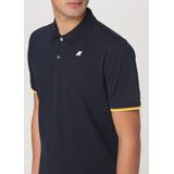 K-Way - Vincent - Poloshirt - Blauw - Stretch Katoenpiqué