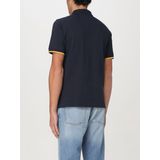 K-Way - Vincent - Poloshirt - Blauw - Stretch Katoenpiqué