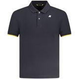 K-Way - Vincent - Poloshirt - Blauw - Stretch Katoenpiqué