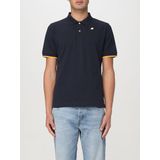 K-Way - Vincent - Poloshirt - Blauw - Stretch Katoenpiqué