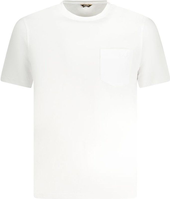 K-Way - Witte Katoenen Zak T-Shirt - Heren