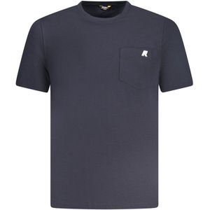 K-Way - T-shirt - Zwart - Katoen