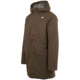 K-Way - Jarno Twill Marmotta - Parka - Kaki - Voor Heren