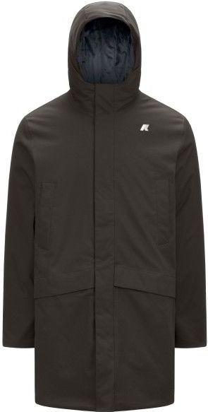 K-Way - Jarno Twill Marmotta - Parka - Kaki - Voor Heren