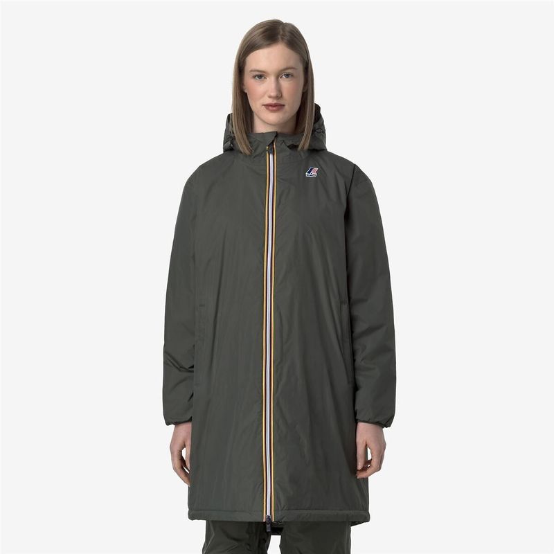 K-Way - Le Vrai 4.0 Eiffel East - Jack - Groen - Waterdicht - Warm