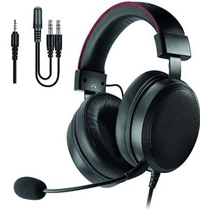 DR1TECH Blackjack Gaming Hoofdtelefoon Met Draad En Microfoon Voor PS5 Console [3D AUDIO], PS4, XBOX One X/S, Smartphone | Over-Ear Driver Hoofdtelefoon 40 Mm. Audio Stereo VOLLEDIGE IMMERSIE