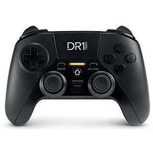 DR1TECH ShockPad+ Wireless Controller voor PS4/PS3 - NEXT-GEN Design Joystick compatibel met PC / iOS - Touch Pad en Dual Vibration (zwart)