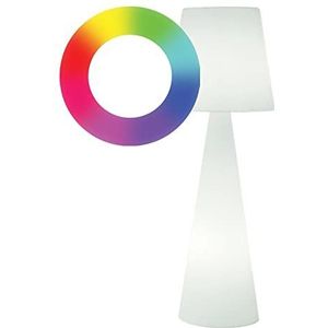 Techly 365245 LED-vloerlamp RGB Multicolor 16 kleuren dimbaar IP66 wit