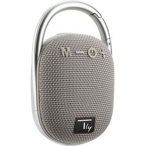 Techly - ICASBL321GR - Draagbare Bluetooth Luidspreker - Grijs - Oplaadbare Batterij