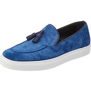Pollini SB15103G1GUB0705, herensneakers, blauw, 45,5 EU, Bluette, 45.5 EU