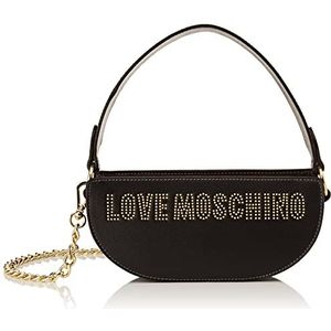 Love Moschino, handtas voor dames, Zwart, Eén maat