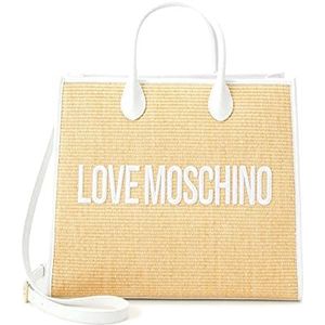Love Moschino JC4318PP0GKN110A, boodschappentas voor dames, wit, Wit