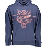 Plein Sport - Blauwe Katoenen Hoodie - Heren