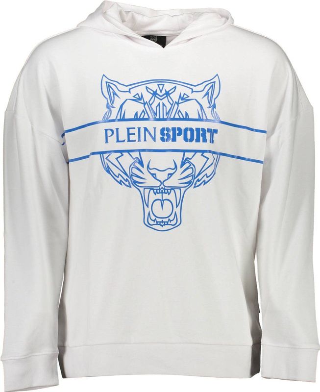 Plein Sport - Cotton Sweater - Wit - Hoodie - Heren